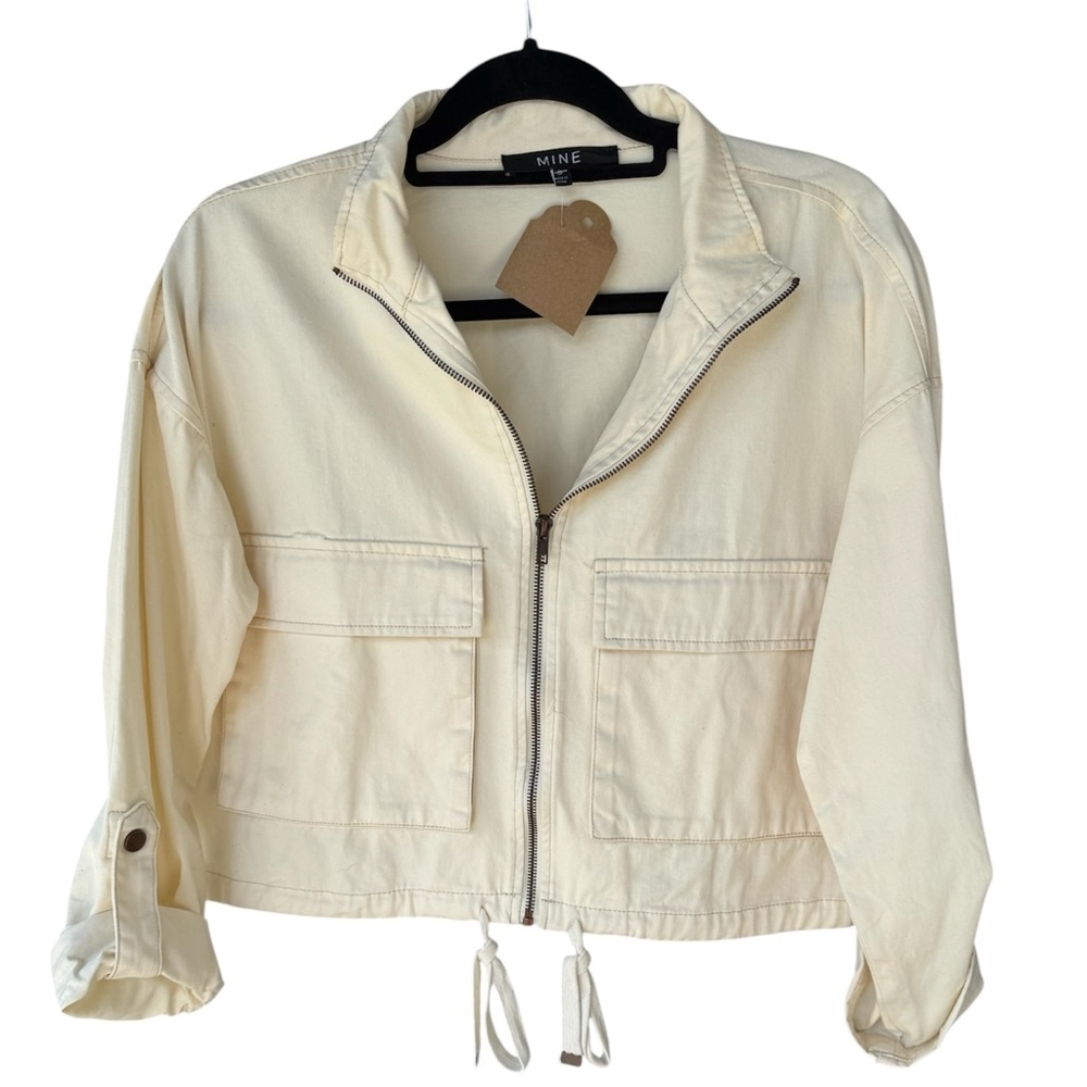 Mine - Cream Utility Jacket Women’s sz. M